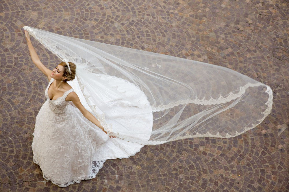 mandalay canals bridal portrait flying veil